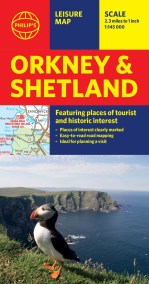 Philip’s Orkney and Shetland: Leisure and Tourist Map