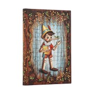 Carlo Collodi, Pinocchio (Fairy Tale Collection) Mini Unlined Hardcover Journal (Elastic Band Closure)