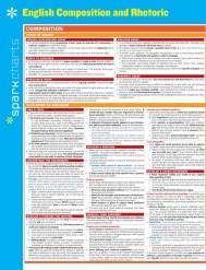 English Composition and Rhetoric SparkCharts