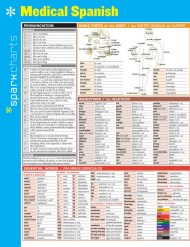 Medical Spanish SparkCharts